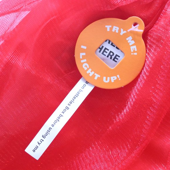 Target Hyde and Eek! | Red Tulle Light Up Holiday Costume Tutu Skirt NWT| OS - Picture 8 of 10